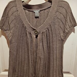 Ann Taylor Chocolate Knit Sweater